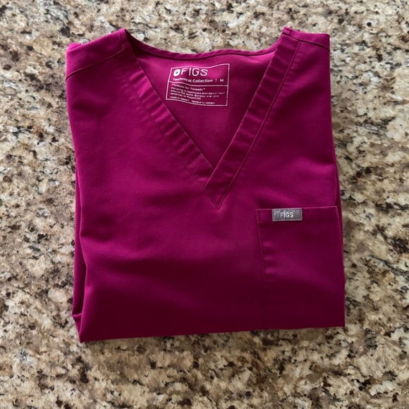 DARK MAGENTA: Figs Scrub Set Catarina/Zamora (M/MP) - Picture 9 of 16